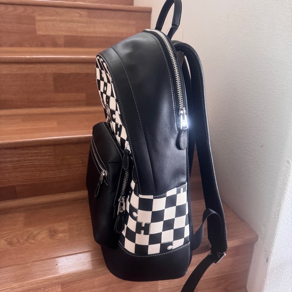Coach West Backpack With Checkerboard Print CR207 - Picture 2 of 9